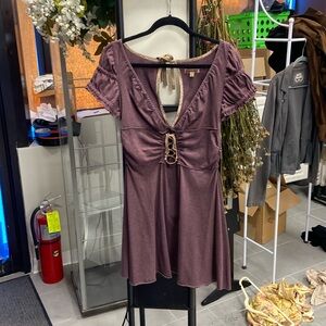 Free people top/dress size medium plum color